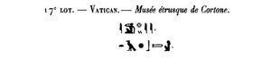 Bab el-Gasus sarcophagi, list of international donations of 1893, Lot 17.jpg