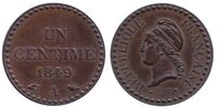 Centim 1849, France, Second Republic - L-R.jpg
