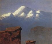 Kuindzhi Elbrus top illuminated by the sun 1898 1908.jpg