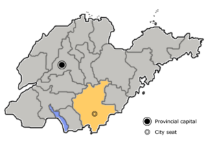 Линьи на карте