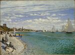 Claude Monet, 1867, Regatta at Sainte-Adresse, Metropolitan Museum of Art.jpg