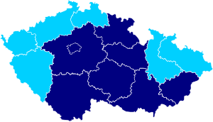 Czech legislative election 2021 – regions.svg