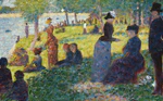 Georges Seurat - Etude pour Un dimanche après-midi à Ile de la Grande Jatte Chicago PC 128.jpg