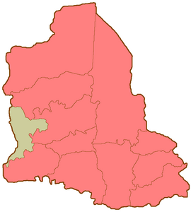 Оханский уезд на карте