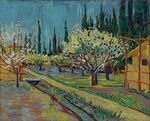 Vincent van Gogh - Orchard Bordered by Cypresse - ILE2017.12.1 - Yale University Art Gallery.jpg