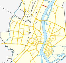 На карте города