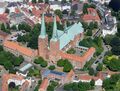 Aerial image of the Lübeck Cathedral (view from the southwest).jpg