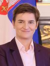 Fumio Kishida and Ana Brnabić before the funeral of Shinzo Abe (1) (cropped 1).jpg