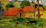 PaulGauguin-1892-Dog in front of a Hut Tahiti.jpg