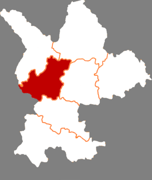 Вэйюань на карте