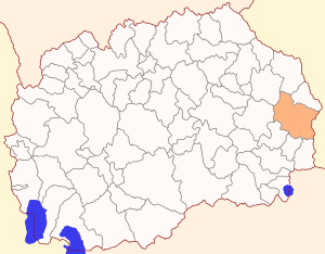 Община Берово на карте