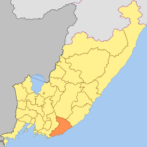 Лазовский район Лазовский муниципальный округ на карте