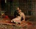 «Ivan Grazii da hänen Ivan-poig vl 1581 kül'mkun 16. päiväl», 1870-1873, Valdkundaline Tret'jakovan galerii, Moskv