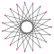 Regular star polygon 19-8.svg