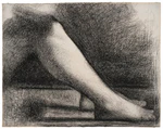 Seurat - Studie för målningen Badarna i Asnières 1884.jpg