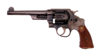Smith and Wesson .44 Hand Ejector 1st Model New Century Triple Lock Canadian Contract .455 Webley-transparent.png