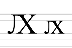 Cyrillic letter lha.svg