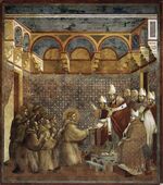 Giotto di Bondone - Legend of St Francis - 7. Confirmation of the Rule - WGA09128.jpg
