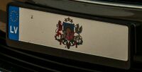 Latvia presidential license plate.jpg