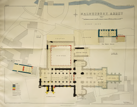 Malmesbury Abbey Ground Plan Brakspear 1913 58.png