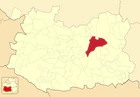 Расположение муниципалитета на карте провинции