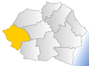 Тимиш на карте