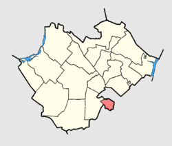 Царицынское сельское поселение на карте