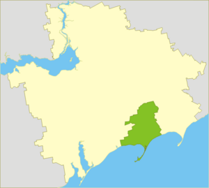 Приморский район на карте