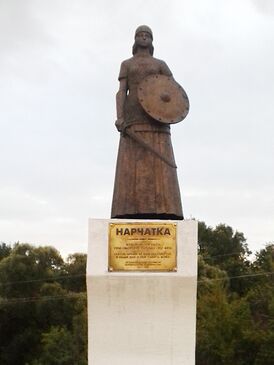 Наровчатть маласа мялямгевсь, 2011 кизось. Скульпторсь Береснев, Николай Иванович.