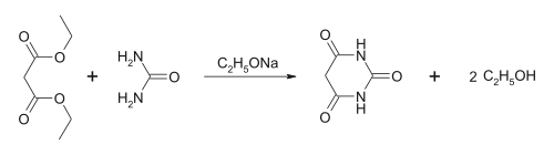 Barbitursäure Synthese.svg