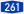 Bundesautobahn 261 number.svg