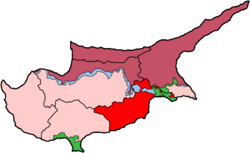 Ларнака на карте