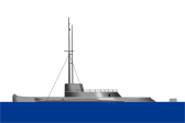 Gymnote experimental submarine.svg