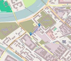 На карте Санкт-Петербурга