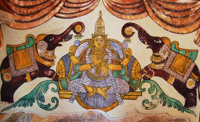Tanjore Paintings - Big temple 01.JPG