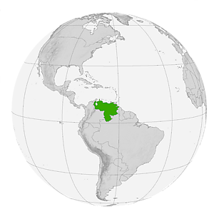 Венесуэла на карте мира