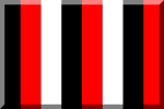 600px vertical 8 stripes Black White Red HEX-FF0000.svg