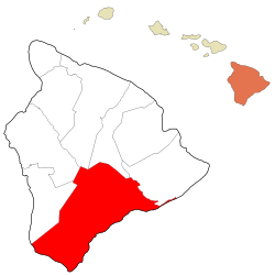 район Кау на карте