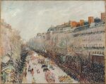 La Mi-Carême sur les boulevards - Camille Pissaro 1897.jpg
