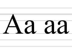 Latin digraph A A.svg
