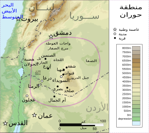 Map of the Hauran Ar.svg
