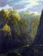 «Дарьяльское ущелье» (1832), Никанор Чернецов  (эрс.) (гӀа.