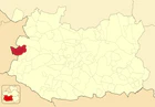 Расположение муниципалитета на карте провинции