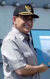 Alwi Shihab aboard USS Abraham Lincoln (cropped).jpg