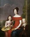 Carl Rothe Caroline Friederike Mathilde von Württemberg mit ihren zwei Kindern.jpg