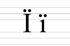 Cyrillic letter Yi (modern forms).svg