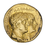INC-1941-a Тетрадрахма Египетское царство Птолемей III (аверс).png