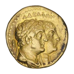 INC-1941-a Тетрадрахма Египетское царство Птолемей III (аверс).png