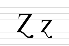 Latin letter Z with swash tail.svg