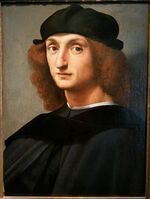 Portrait of a Young Man, attributed to Raphael Sanzio, c. 1510, oil on canvas transferred from panel - Hyde Collection - Glens Falls, NY - 20180224 122528.jpg